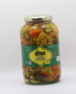 ترشی مخلوط ۱۵۰۰ گرمی برند برگ سبز