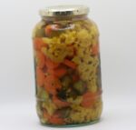 ترشی مخلوط ۱۵۰۰ گرمی برند برگ سبز - تصویر 2